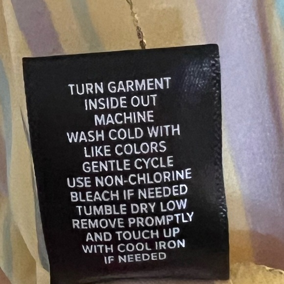 NWT Torrid Yellow Striped Midi Chiffon Pleated Dress - Picture 5 of 5